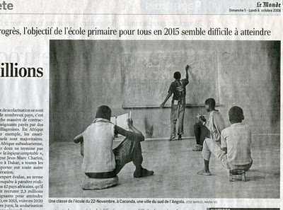 Journal Le Monde, 5:6 octobre 2008, page 4 Journal Le Monde, 5/6 octobre 2008, page 4